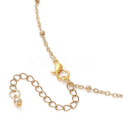 Alloy Double Italian Horn Pendant 304 Stainless Steel Satellite Chain Necklaces NJEW-JN05563-1