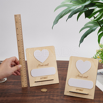 Wooden Pregnancy Announcement Sign DJEW-WH0058-29-1