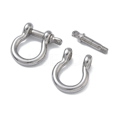 304 Stainless Steel Ring Clip Buckles for Bag Chain Strap STAS-C165-02B-P-1