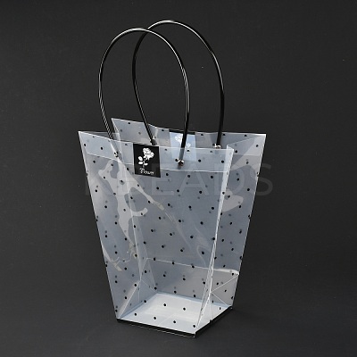 Transparent PVC Gift Bag with Handle ABAG-A004-01C-1