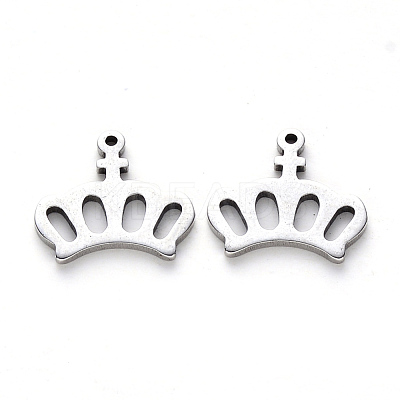 Tarnish Resistant 304 Stainless Steel Charms X-STAS-N092-85-1