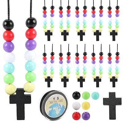 DIY Stretch Bracelet Making Kit DIY-SC0022-40-1