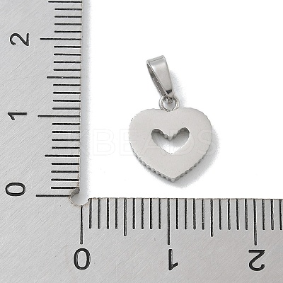 Ion Plating(IP) 304 Stainless Steel Micro Pave Cubic Zirconia Pendants STAS-Z107-06P-01-1