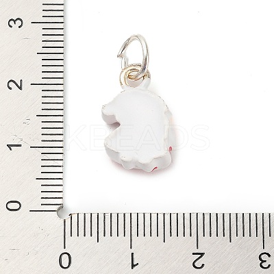 Christmas Themes Alloy Enamel Pendants FIND-I063-01C-1