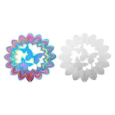 2Pcs 2 Colors 201 Stainless Steel Connector Charms/Links STAS-TA0005-69-1