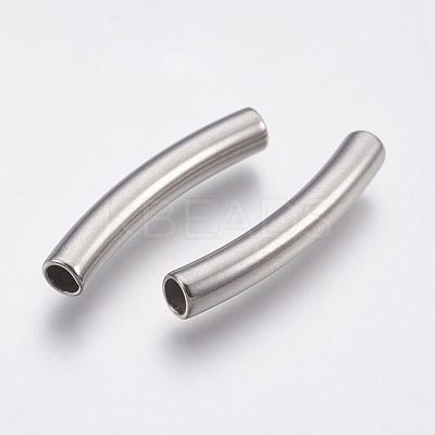 Tarnish Resistant 304 Stainless Steel Tube Beads STAS-P196-21-1