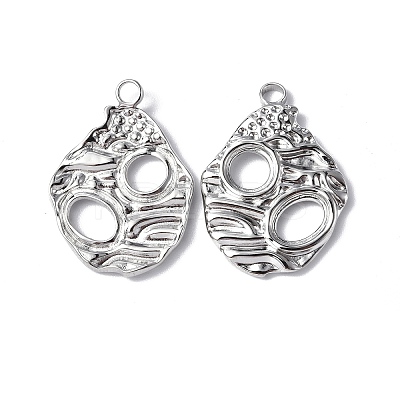 Non-Tarnish 304 Stainless Steel Pendants STAS-C066-11P-1