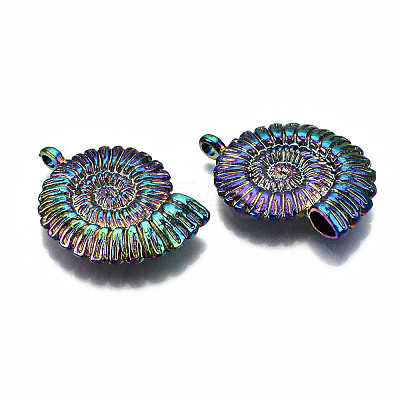 Rainbow Color Alloy Pendants PALLOY-S180-008-RS-1