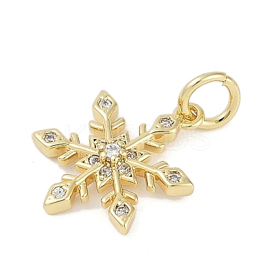 Rack Plating Brass Micro Pave Cubic Zirconia Pendants KK-H509-12G-03-1