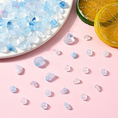 4 Bags 4 Styles Transparent Acrylic Beads OACR-YW0003-39-1
