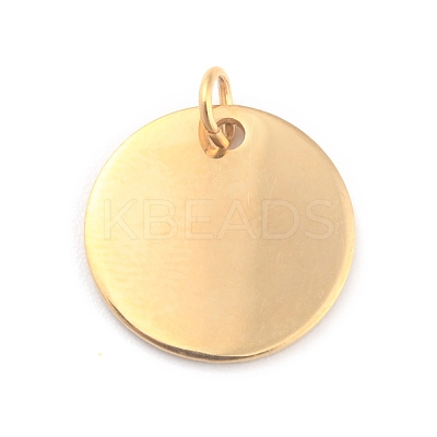 Ion Plating(IP) 304 Stainless Steel Charms STAS-H159-01G-1