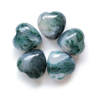 Natural Moss Agate Healing Stones PW-WG33638-29-1