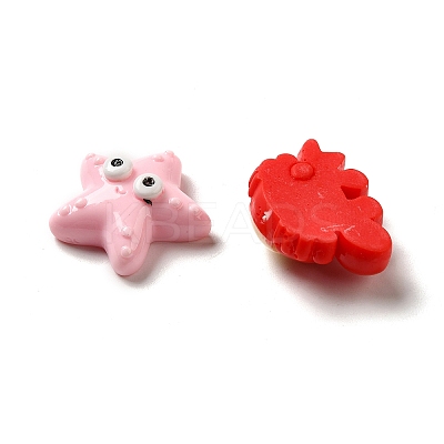 Sea Animal Theme Opaque Resin Decoden Cabochons RESI-D009-07-1
