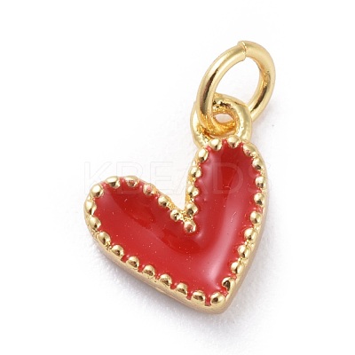 Enamel Charms KK-G363-54G-01-1