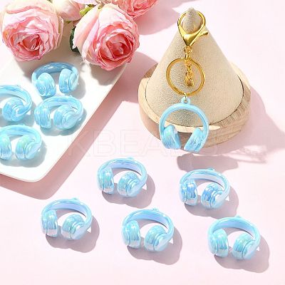 UV Plating Opaque Acrylic Pendants SACR-FZC0001-001B-1