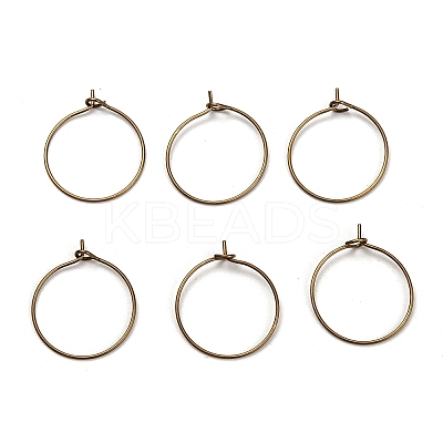 Brass Wine Glass Charm Rings LS-EC067-2AB-NF-1