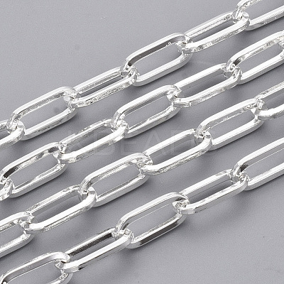 Unwelded Iron Paperclip Chains CH-S125-02F-S-1