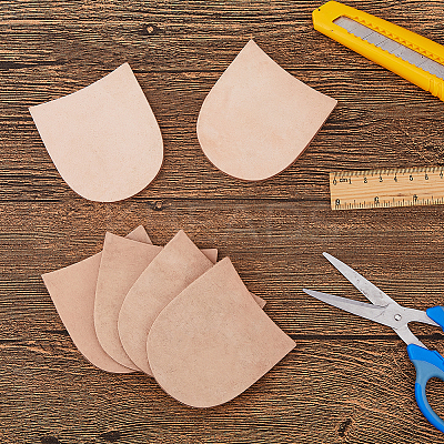 Imitation Leather Shoes Pads AJEW-WH0541-52B-1