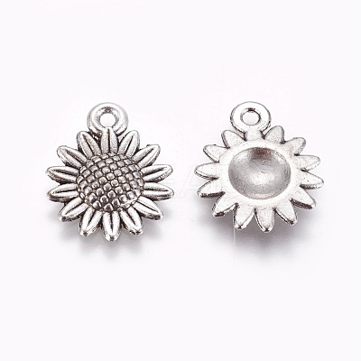 Tibetan Style Alloy Pendants PALLOY-WH0066-12AS-1
