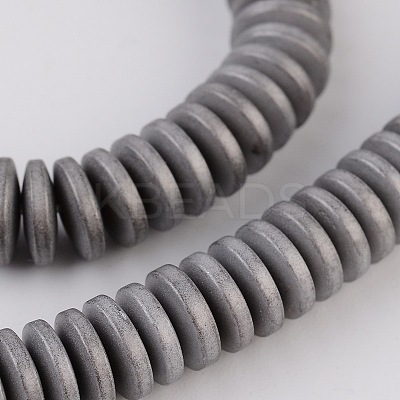 Electroplate Non-magnetic Synthetic Hematite Beads Strands G-L436-04A-1