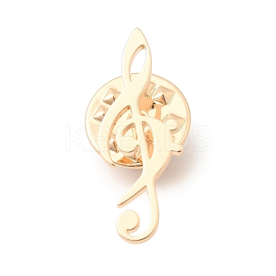 Musical Note Lapel Pin Backs JEWB-K035-02B-KCG-1