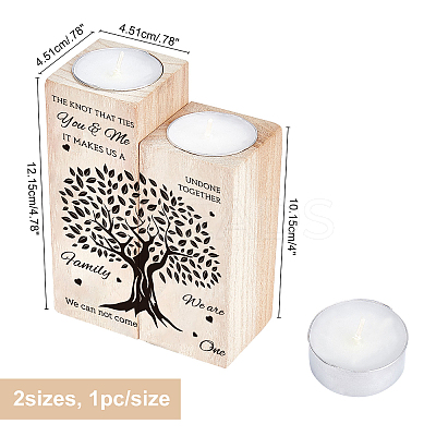 Candles with Aluminum AJEW-SD0001-16E-1