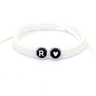 Resin Beads Braided Bead Bracelets FS-WG7326D-18-1