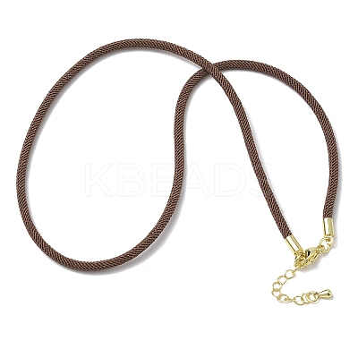 3MM Nylon Milan Cord Necklace Making NJEW-H084-01G-1
