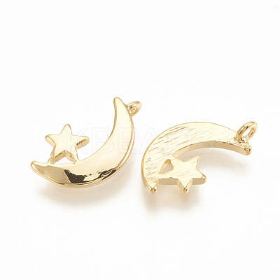 Brass Charms KK-T020-118G-1