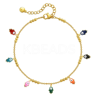 50Pcs Brass Enamel Pendants ENAM-CJ0003-92-1