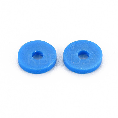 Handmade Polymer Clay Beads Strands CLAY-R089-8mm-T019-1