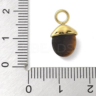 304 Stainless Steel Natural Tiger Eye Pendants LS-STAS-L277-07G-01-1