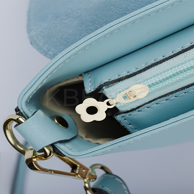 4Pcs 4 Colors Alloy Zipper Sliders FIND-LP0007-57-1
