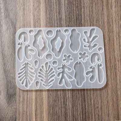 DIY Bohemian Style Irregualr Pendants Silicone Molds DIY-A039-02-1