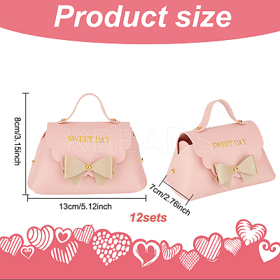 Foldable PU Leather Candy Gift Bags ABAG-WH0032-61B-1
