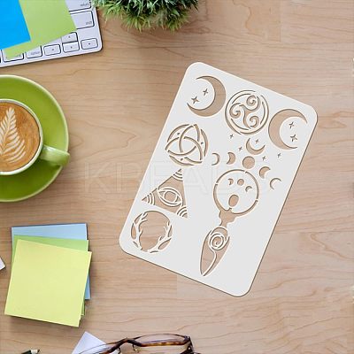 Large Plastic Reusable Drawing Painting Stencils Templates DIY-WH0202-156-1