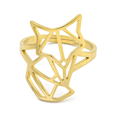 304 Stainless Steel Rings RJEW-R142-01G-1