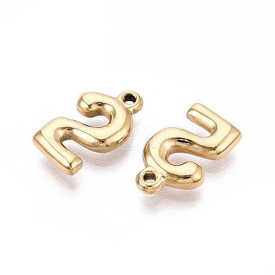 Ion Plating(IP) 304 Stainless Steel Pendants STAS-N109-261C-G-1
