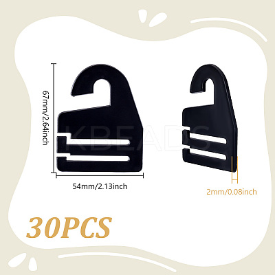 Plastic Belt Hooks AJEW-WH0696-074-1