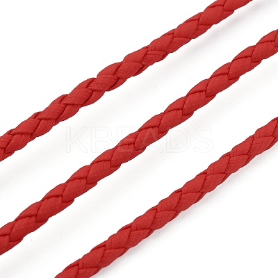 Braided PU Leather Cords WL-WH0005-002D-1