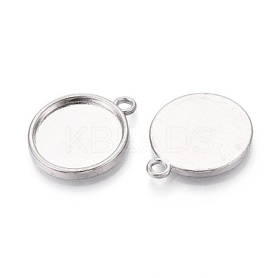Tibetan Style Alloy Pendant Cabochon Settings PALLOY-N178-13AS-E-1