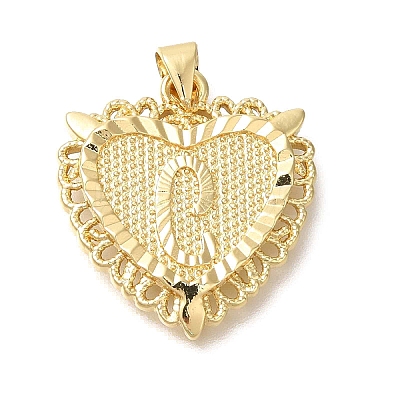 Rack Plating Brass Pendants KK-I722-09G-C-1