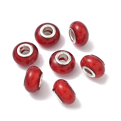 Large Hole Resin European Beads OPDL-R118-04B-1
