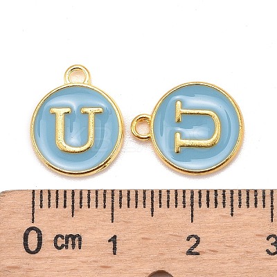 Golden Plated Alloy Enamel Charms LS-ENAM-S118-04U-1