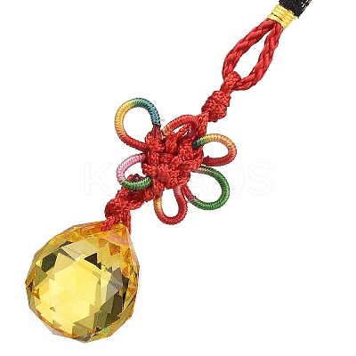 Glass Round Ball Hanging Ornaments LS-HJEW-Z006-01D-1