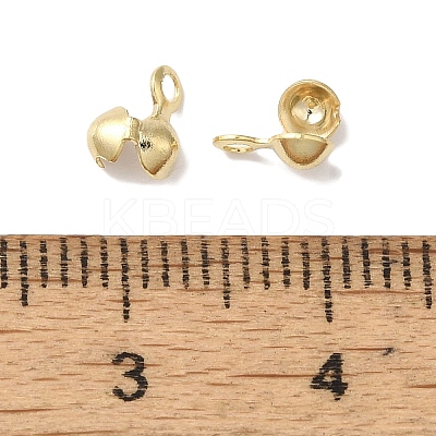 Brass Bead Tips KK-K383-06B-G-1
