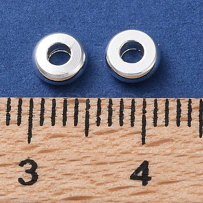 Rack Plating Brass Spacer Beads KK-F090-17S-01-1