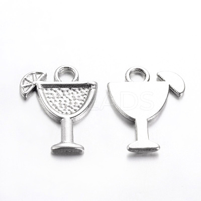 Tibetan Style Alloy Cocktail Pendants TIBEB-A14275-AS-FF-1
