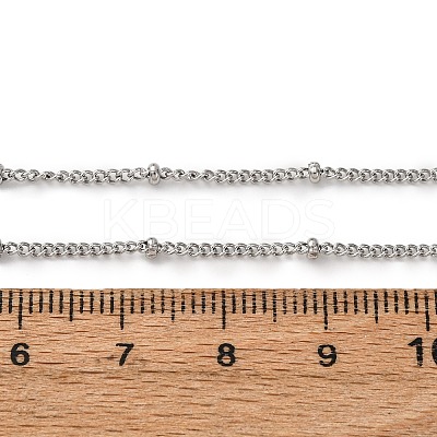 2MM 304 Stainless Steel Satellite Chain Necklaces NJEW-T016-24P-1