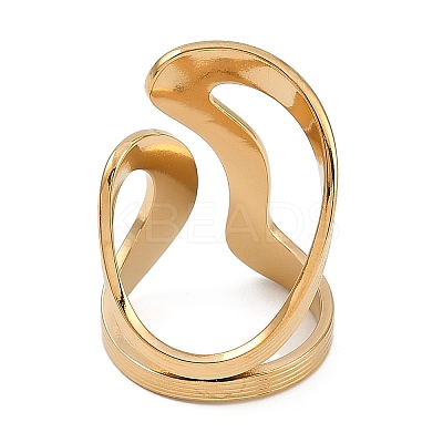 304 Stainless Steel Rings for Women RJEW-A049-02B-G-1